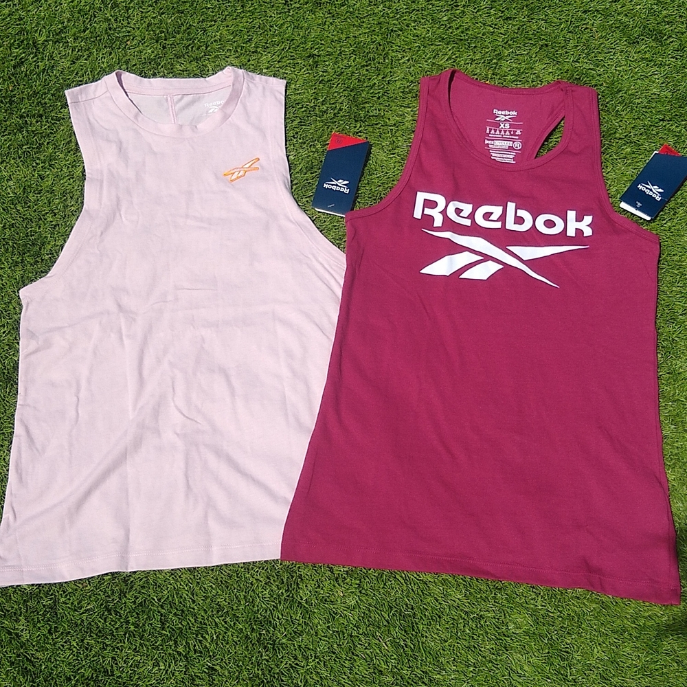 2 Reebok Training Tank Tops, XS